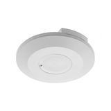Microwave motion sensor CM-3 MINI, max 2000W, AC220-240V, 50/60Hz, angle 360°, range 1-8m ± 2- 6m, IP20, working with LED, surface mounted, white housing