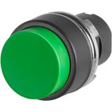 Projecting push-button, green