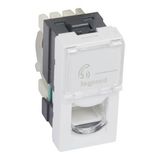 Telephone socket Arteor - for British Telecom - single secondary - 1 mod - white