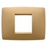 ONE PLATE - IN PAINTED TECHNOPOLYMER - 2 MODULES - GOLD - CHORUSMART