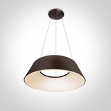 BRUSHED BROWN PENDANT 60W WW IP20 230V