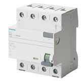 RCCB, 4-pole, type A, In: 63 A, 300 mA, Un AC: 500 V
