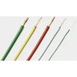 Silicone-switching strand, extremely flexible, halogen free, Cableline, 1.0 mm², 511 x 0.05 mm, green, outer Ø 3.9 mm, 61.7607-10025