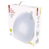 LED luminaire surface-mounted CORI, round, 18W, IP44, warm white