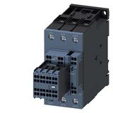 Contactor, AC-3e, 30 kW/400 V, 110 V DC, 0.7-1.25*Us, 2 NO + 2 NC, 3-pole