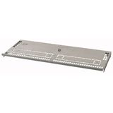 XP2N4F-D-MCB08 Partition, 2xNZM4 component mounting area/cable connection area, fixed mounting with rotary handle, main busbar back, W=800mm