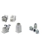 Industrial connectors (set), Series: HA, PUSH IN, Installation size: 1