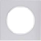 Frame 1gang, R.3, al./p. white