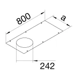 Cover R2 round 242mm for BKF/BKW 400x800