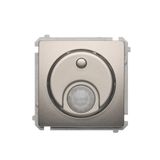 Switch with motion sensor, satin, metallized