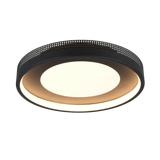 Solea LED ceiling lamp 40 cm matt black