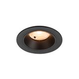 NUMINOS© S recessed ceiling light 2700K 40ø IP20 round bl