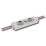 LED modul 2x SMD2835, 0,72W, 12V, 60mA, 6550K, 160°, IP65
