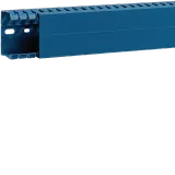 Slotted panel trunking made of PVC BA7A 40x60mm blue