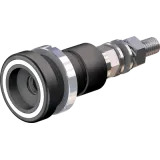 6 mm socket, threaded bolt, mounting Ø 18.5 mm, white, 14.0010-29