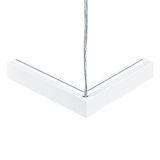 SUP2 TRACK U ELEC-FEED CON 48V 90° WH - Angle connector 90° (electric)