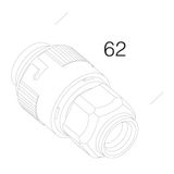 QUICK CONNECTOR SOCKET 372 GREY