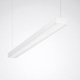Suspended luminaires Solvan Flow H Lens White rectangular ETDD 43W 6400lm Wide reduced glare UGR19 (W19) IK03 3 SDCM