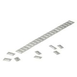 Stainless steel markers, Conductor and cable markers, 5.5 x 9.9 mm, silver