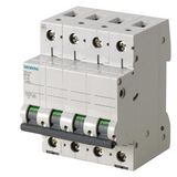 Miniature circuit breaker 400 V 10 kA, 4-pole, C, 0.5 A