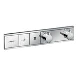RainSelect shower thermostat, 2 functions, chrome