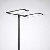 Free-standing luminaires Luceos S Prisms Black ETDD 124W 17400lm Wide reduced glare UGR19 (W19) IK02 3 SDCM