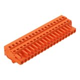 1-conductor female connector CAGE CLAMP® 2.5 mm² orange