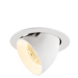 NUMINOS© GIMBLE XL, recessed ceiling light, 3000K, 55ø, wh