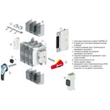 Fuse disconnect switch body 3P 400A for Class J fuses