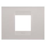 GEO PLATE - IN PAINTED TECHNOPOLYMER - 2 MODULES - NATURAL BEIGE - CHORUSMART