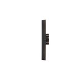 Single roller blind button, 10A, champagne matt