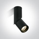 BLACK GU10 10W DARK LIGHT