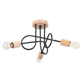 EMBER 3 BLACK CHANDELIER 3XE27