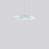 SIDELITE round, 51 W, 4550 lm, 830, silver, DALI Pendant luminaires, D