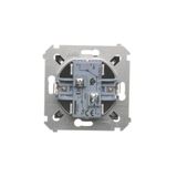 Light push button, 10AX, cream white/electro white