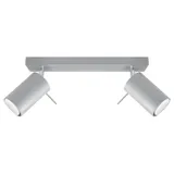 CEILING LAMP RING 2 GREY GU10 2X40W IP20