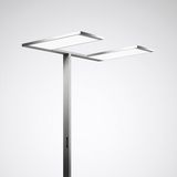 Free-standing luminaires Luceos S Prisms Silver ETDD 220W 30600lm Wide reduced glare UGR19 (W19) IK02 3 SDCM