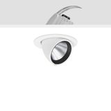 GOLAS mini, 29 W, 3900 lm, 940, white, on/off Recessed projectors, D 1