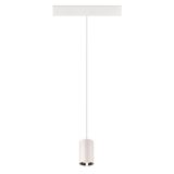 NUMINOS® XS 48V TRACK DALI, pendant light, white / chrome, 8.7W, 720lm, 3000K, CRI90, 55°