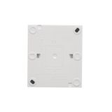 Double socket outlet with earthing IP44 version and shutters - flap in colour of the cover, 16A, quick connection, black matt