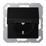 SCHUKO® socket with hinged lid A1520BFKLSWM