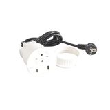DISQ80 WHITE SOCKET SCH USB A+C 2M CORD