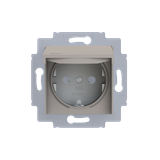 Socket with earthing contacts IP44
