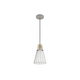 Ceiling fixture KALIOPE,8143,AC220-240V,50/60Hz,1*E27,max.40W,IP20,  Diameter 18cm, single, grey/gold