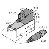 Inductive Sensor With Increased Temperature Range   NI25-CQP40/S1102 5M