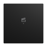 Rocker switch 1-way, with "Scene" symbol Busch-balance® SI
