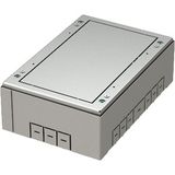 Installation box for floor box RB 7M, 273x182,5x83-128mm