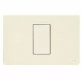 INSULATING PLATE 1 GANG WHITE BLANC