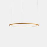 Pendant Circular Inward ø1200 Recessed LED 63.5W 2106lm 2700K Gold