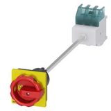 SENTRON, Switch disconnector 3LD, emergency switching-off switch, 3- pole, Iu: 32 A